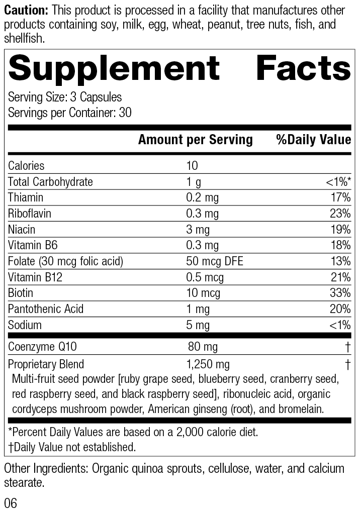 B Vitality With CoQ 10 Cellular Vitality