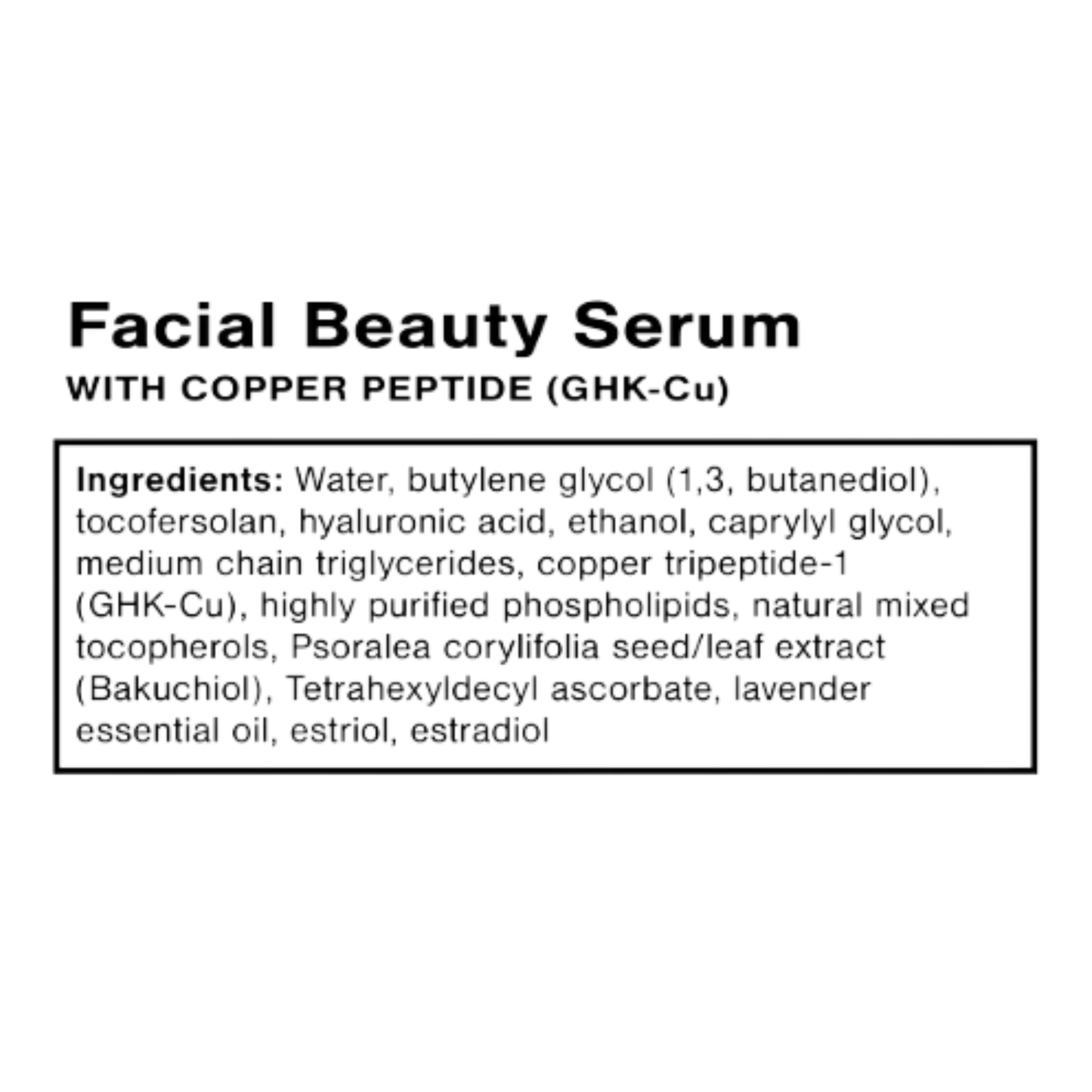 Facial Beauty Serum