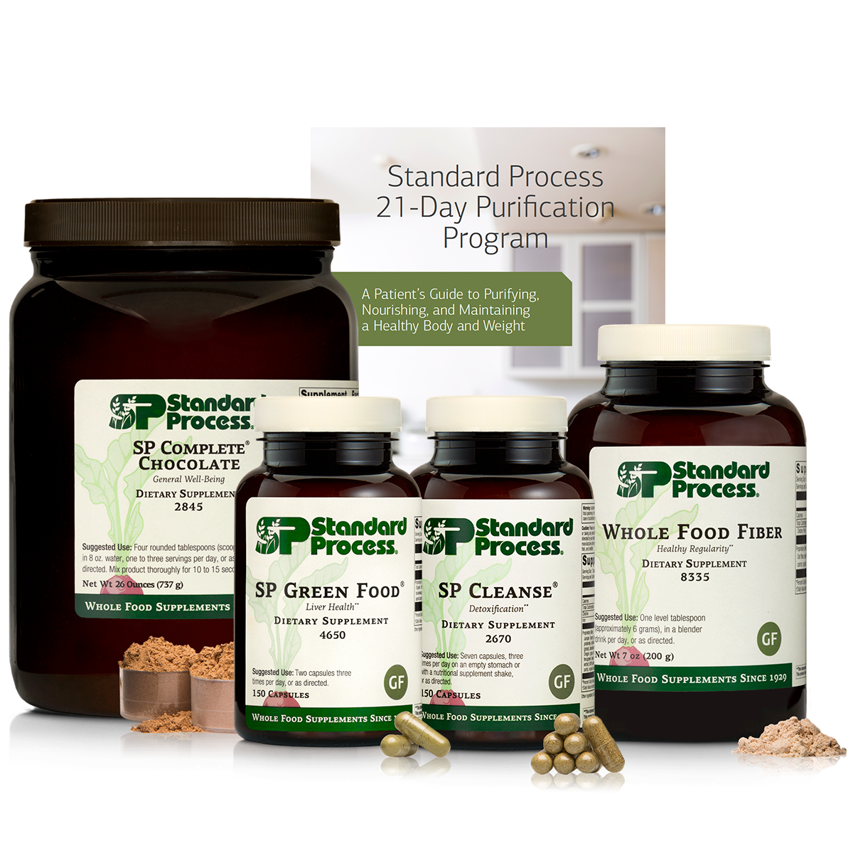 Purification Product Kit with SP Complete® Chocolate and Whole Food Fiber