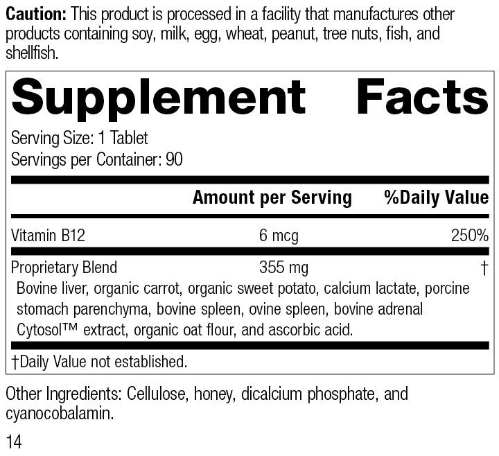 Cataplex® B12 90 Tablets