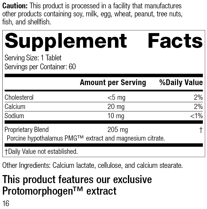 Hypothalamus PMG® 60 Tablets