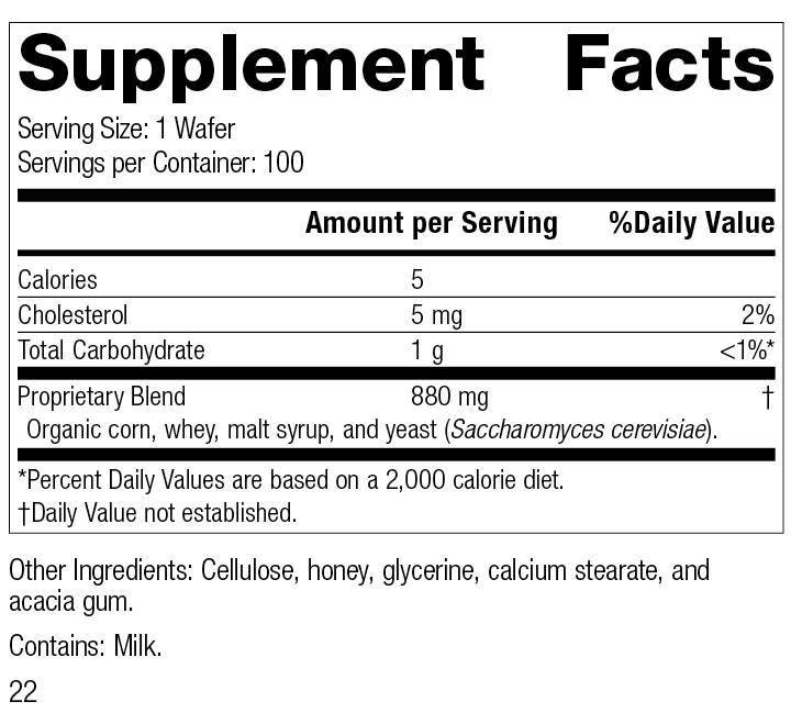 Lactic Acid Yeast™ 100 Wafers