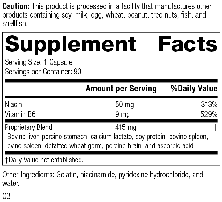 Niacinamide B6 90 Capsules