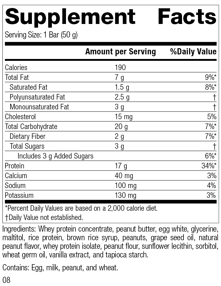 StandardBar®-Peanut Butter