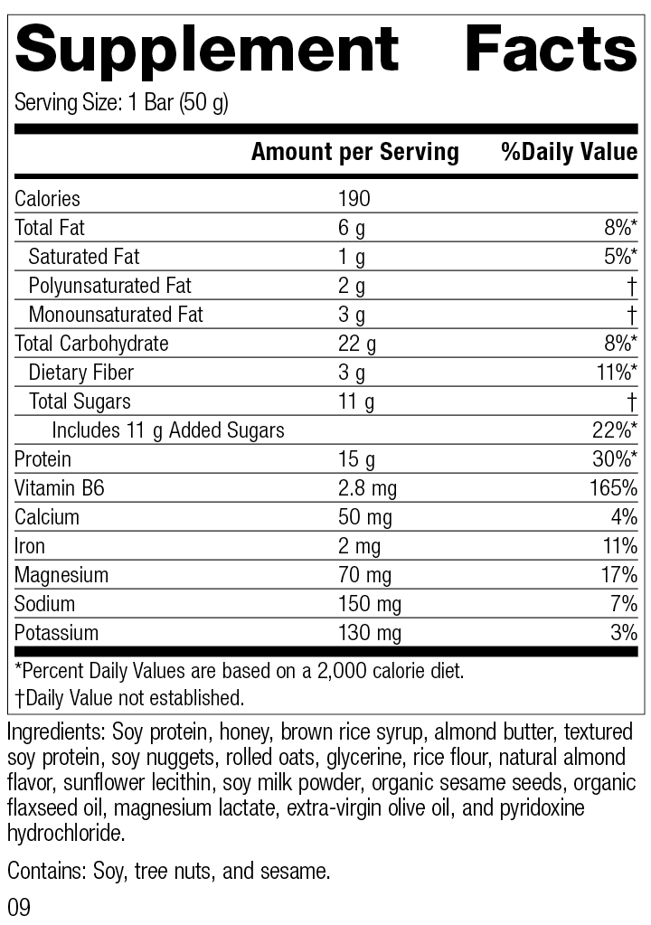 StandardBar®-Soy Almond Crunch