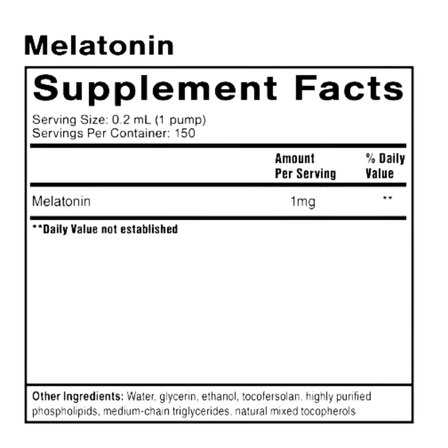 Melatonin - Liposomal