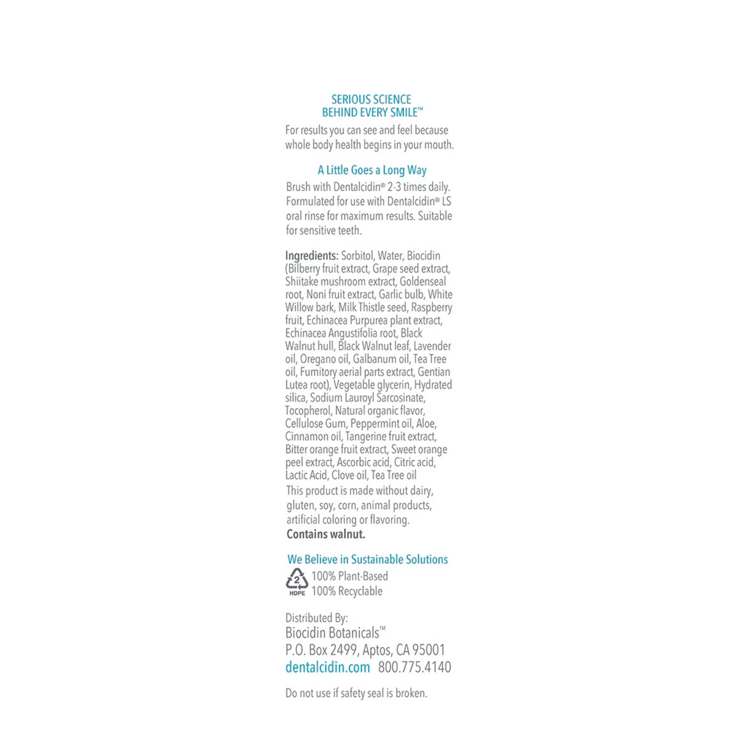 Dentalcidin®  Oral Microbiome Toothpaste