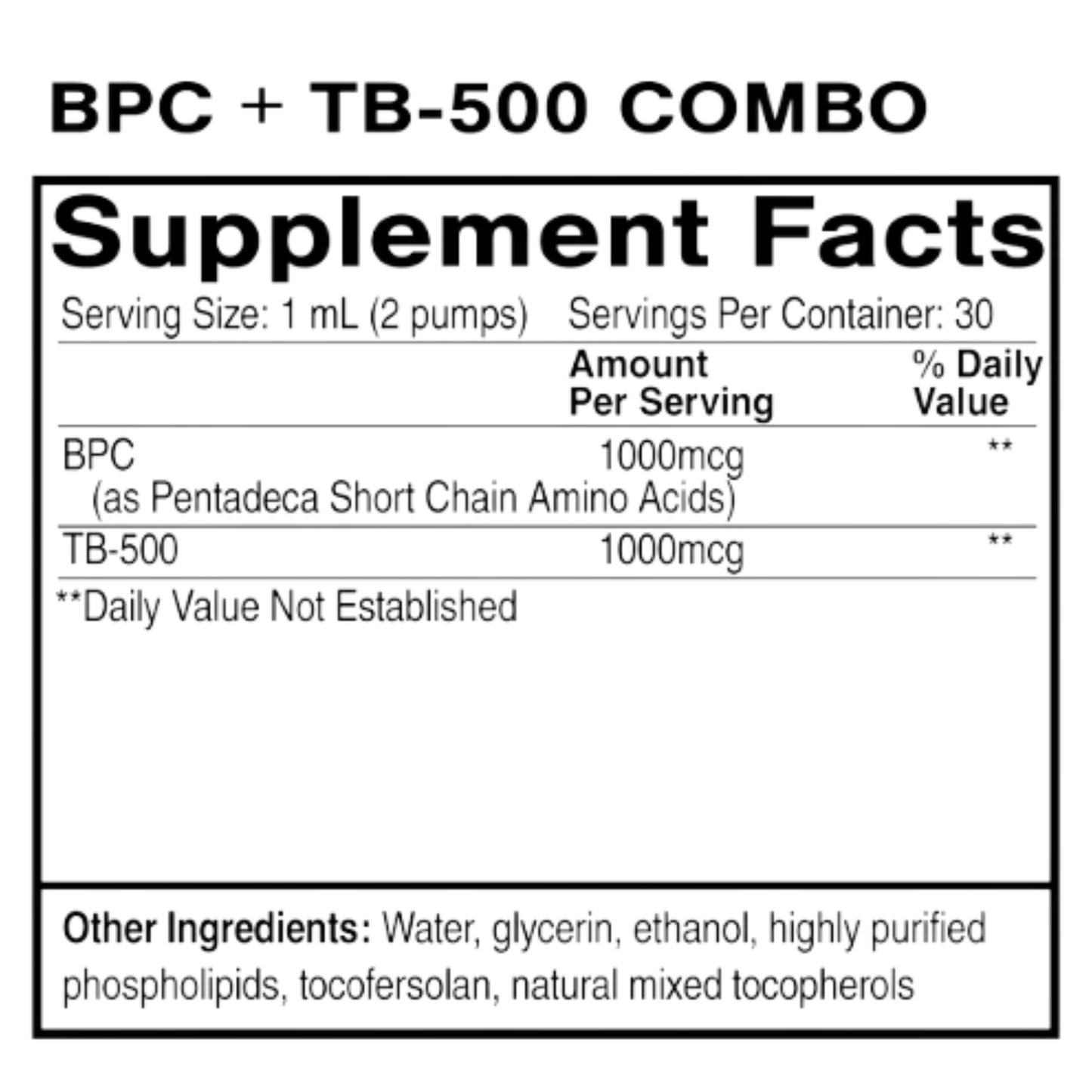 Oral Liposomal BPC + TB-500