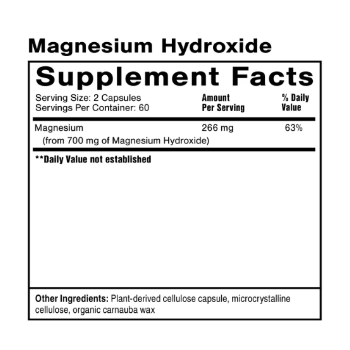 Magnesium Hydroxide