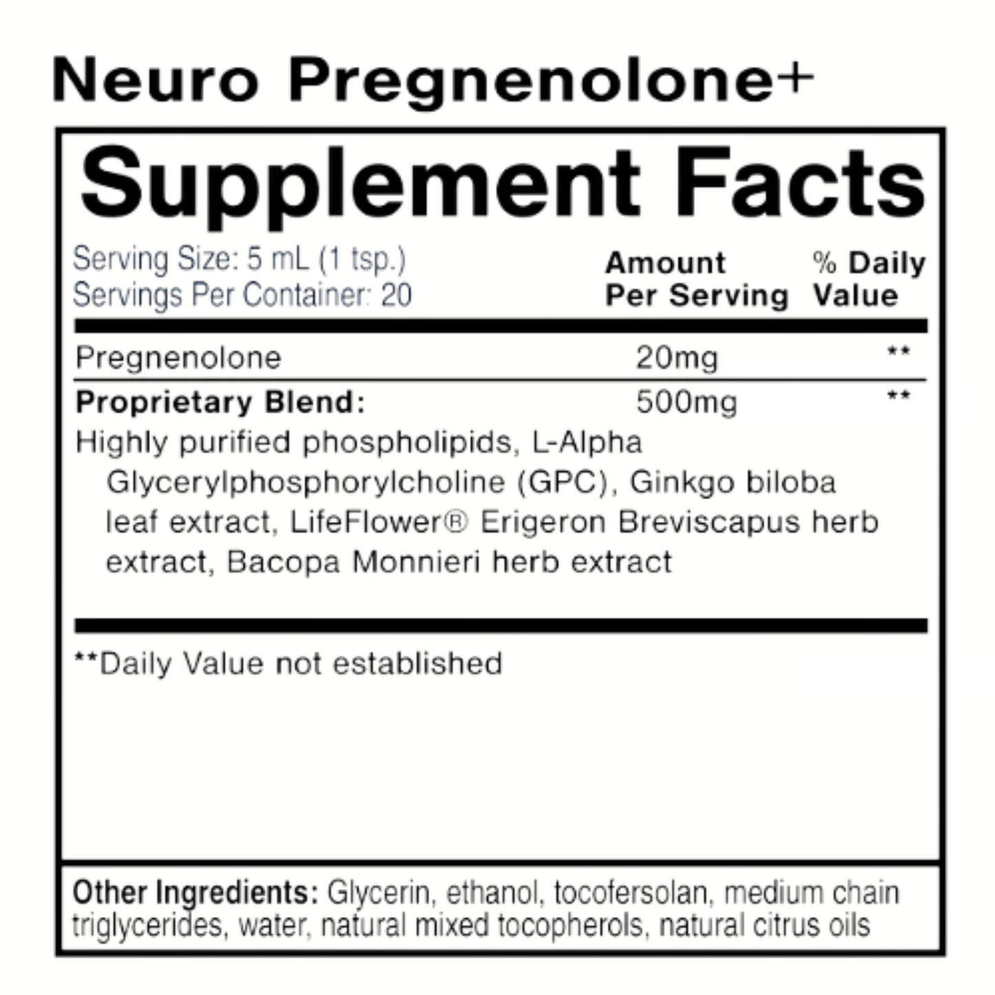 Neuro Pregnenolone+